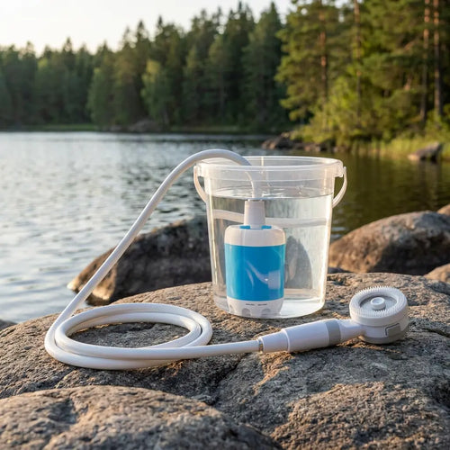 Høytrykkspyler Campingdusj