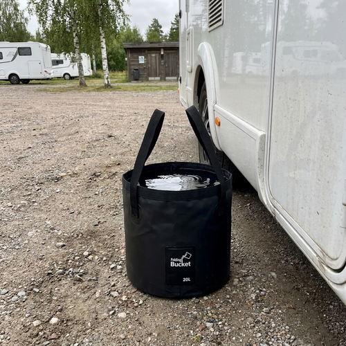 Sammenleggbar bøtte til høytrykksspyler, 20 liter